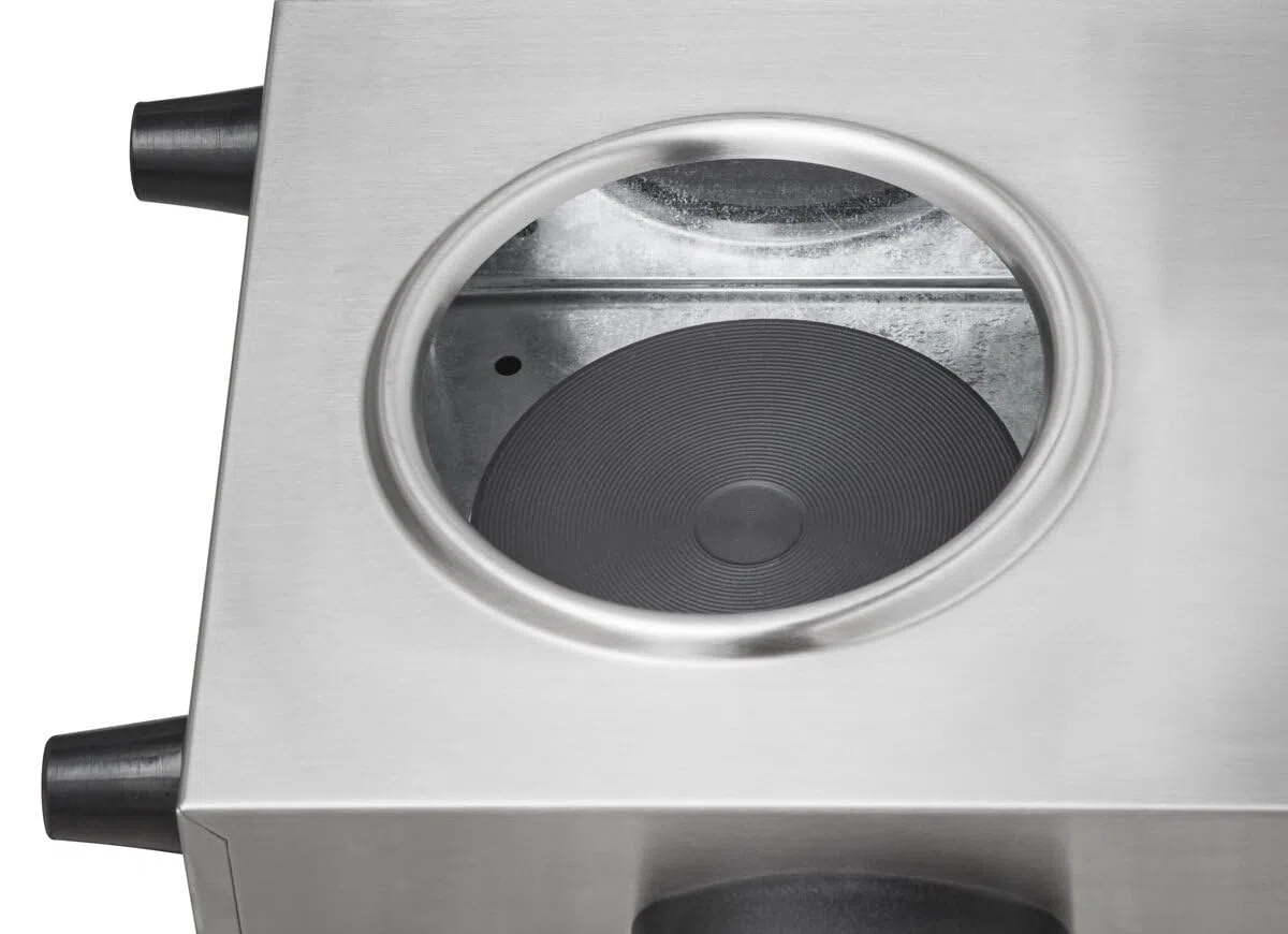 GastroHero Wurstwärmer Edelstahl Glaszylinder Ø200 mm Hot Dog Maker mit Temperaturregler 300 W Würstchenwärmer Gastro
