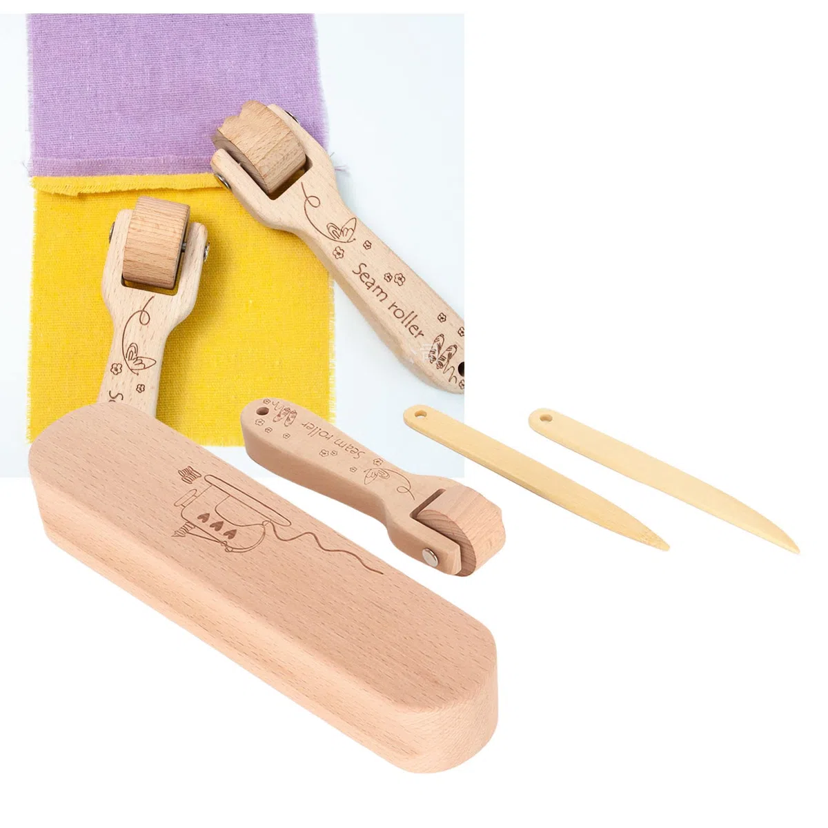 Beechwood Tailors Clappers Multifunktions-Quilters Clapper Quilters Clapper Lori Holt Products Quilting Clappers Schneider Zum Glätten von Stoffen