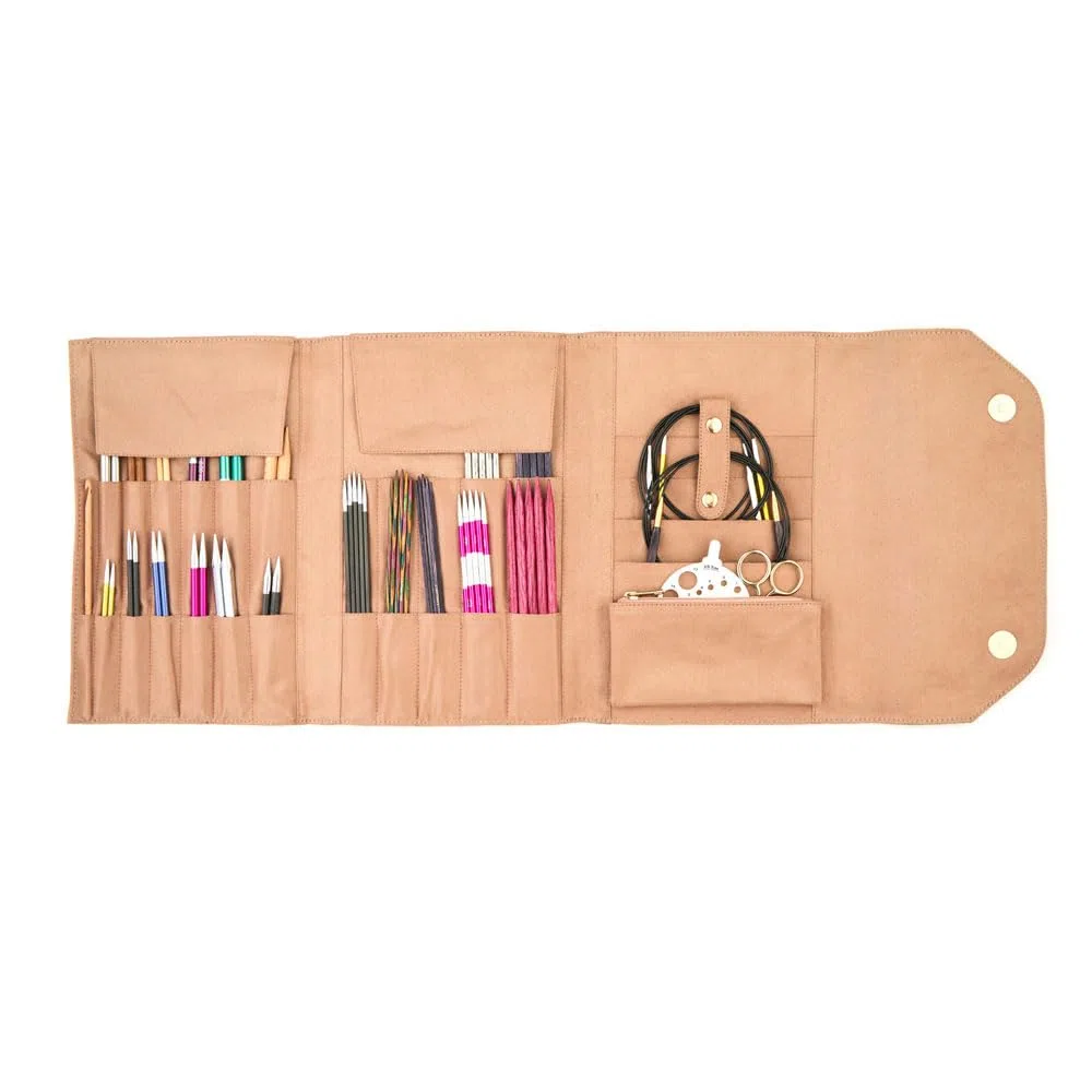 KnitPro Etui für austauschbare Nadeln und Zubehör 25 x 18 x 2 cm