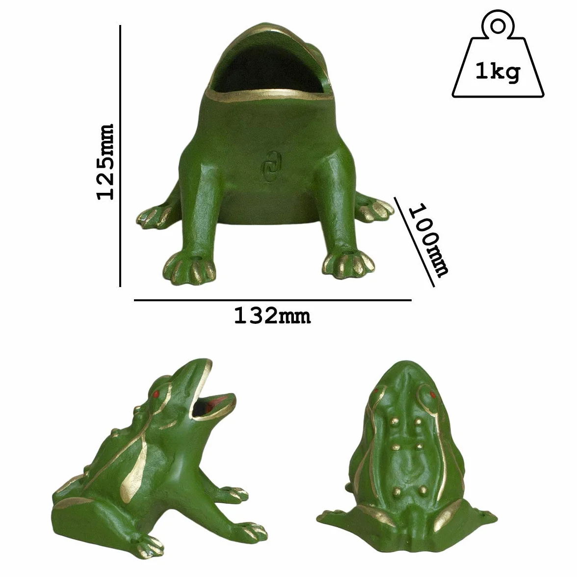 CADENAS ® - Frosch-Spiel, Kröte-Spiel, Toad in the hole game, mit 10 Tokens, beliebten, traditionellen, einheimischen, regionalen, Gusseisen, Mühle, Brücke, Eiben, Kröte im Loch