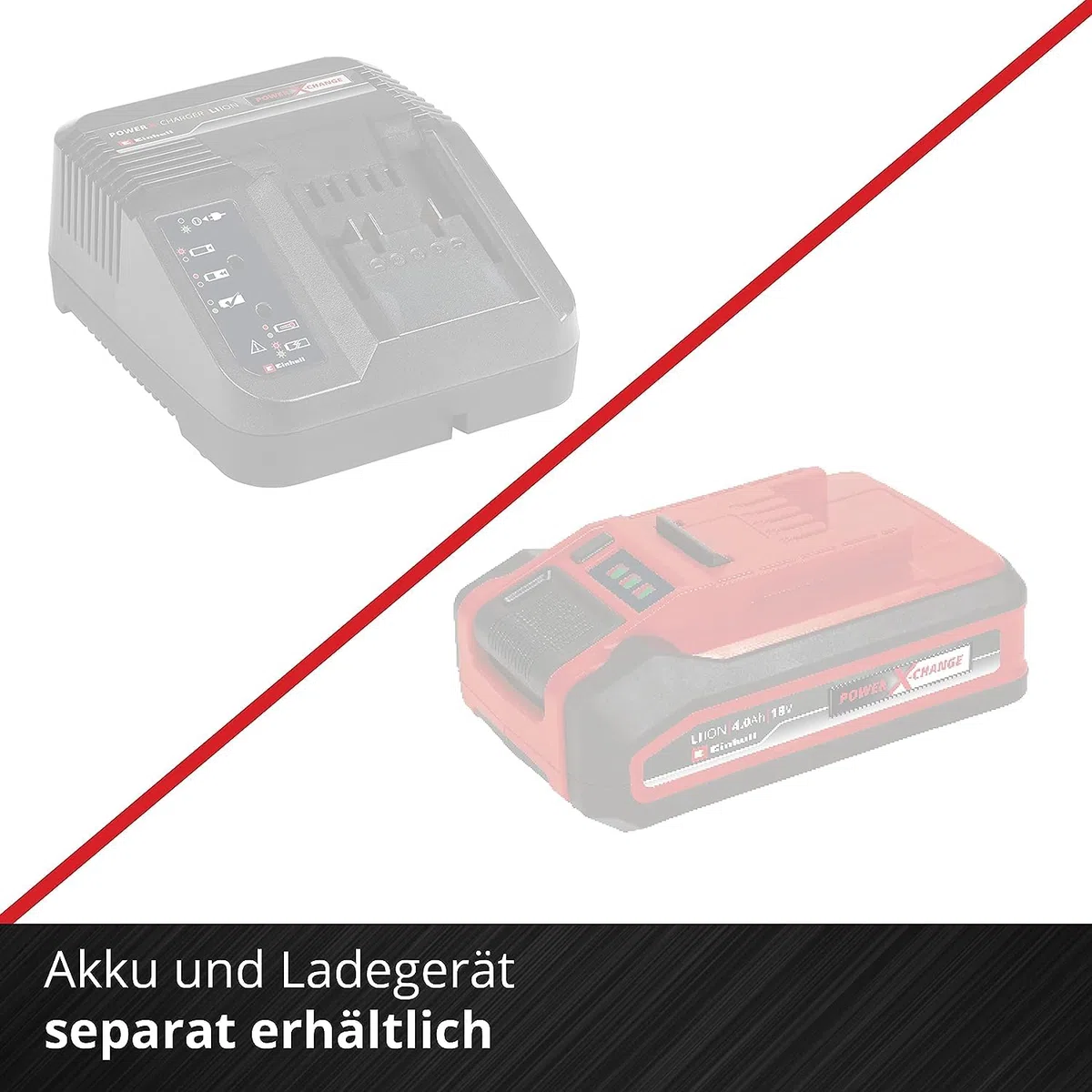 Einhell Akku-Kehrmaschine TE-SW 18/610 Li-Solo Power X-Change (18 V, Li-Ion, 20 L Schmutzbehälter, 61 cm Arbeitsbreite, Parkposition, verstellbarer Lenker, abnehmbare Lippe, Ein-und Ausschalter)