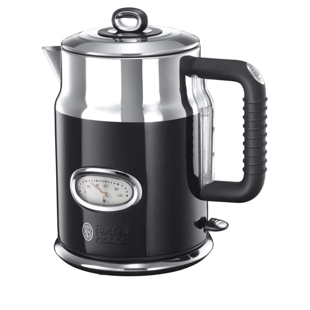 Russell Hobbs Wasserkocher Toaster Retro schwarz
