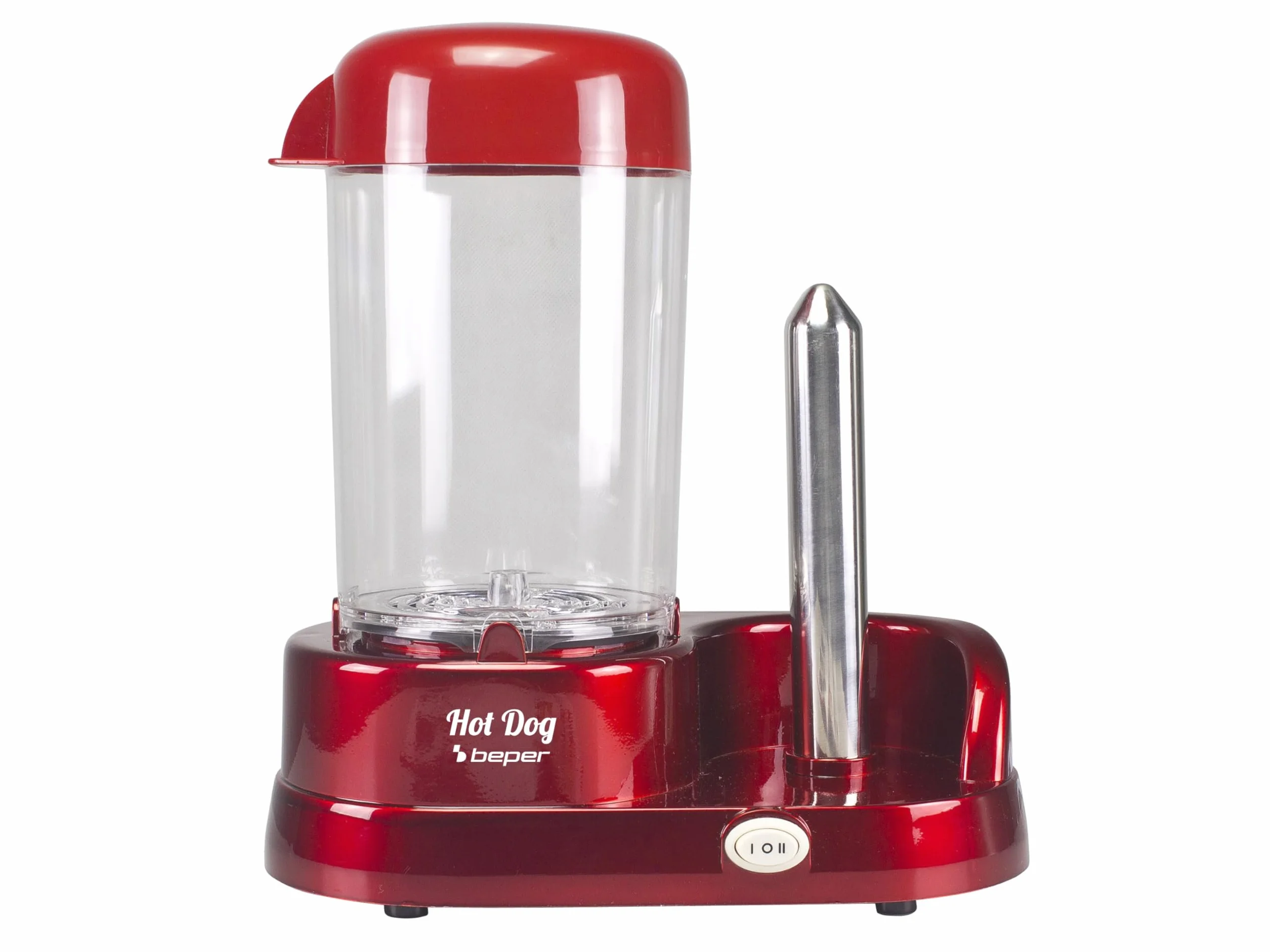 BEPER P101CUD501 Hot Dog Maschine, 350W, ABS, Rot