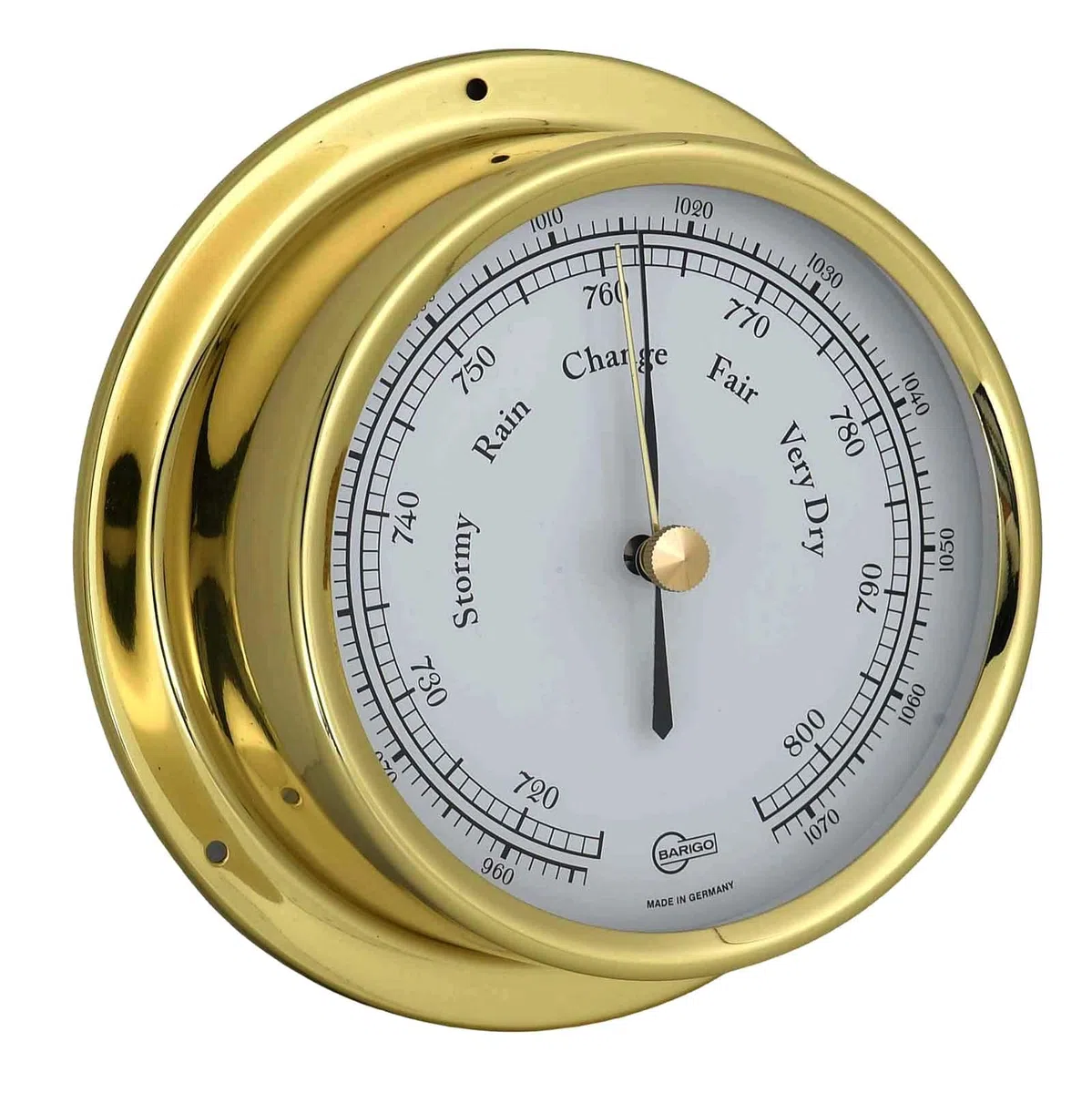 Barigo Marine Barometer Regatta Messing 120mm
