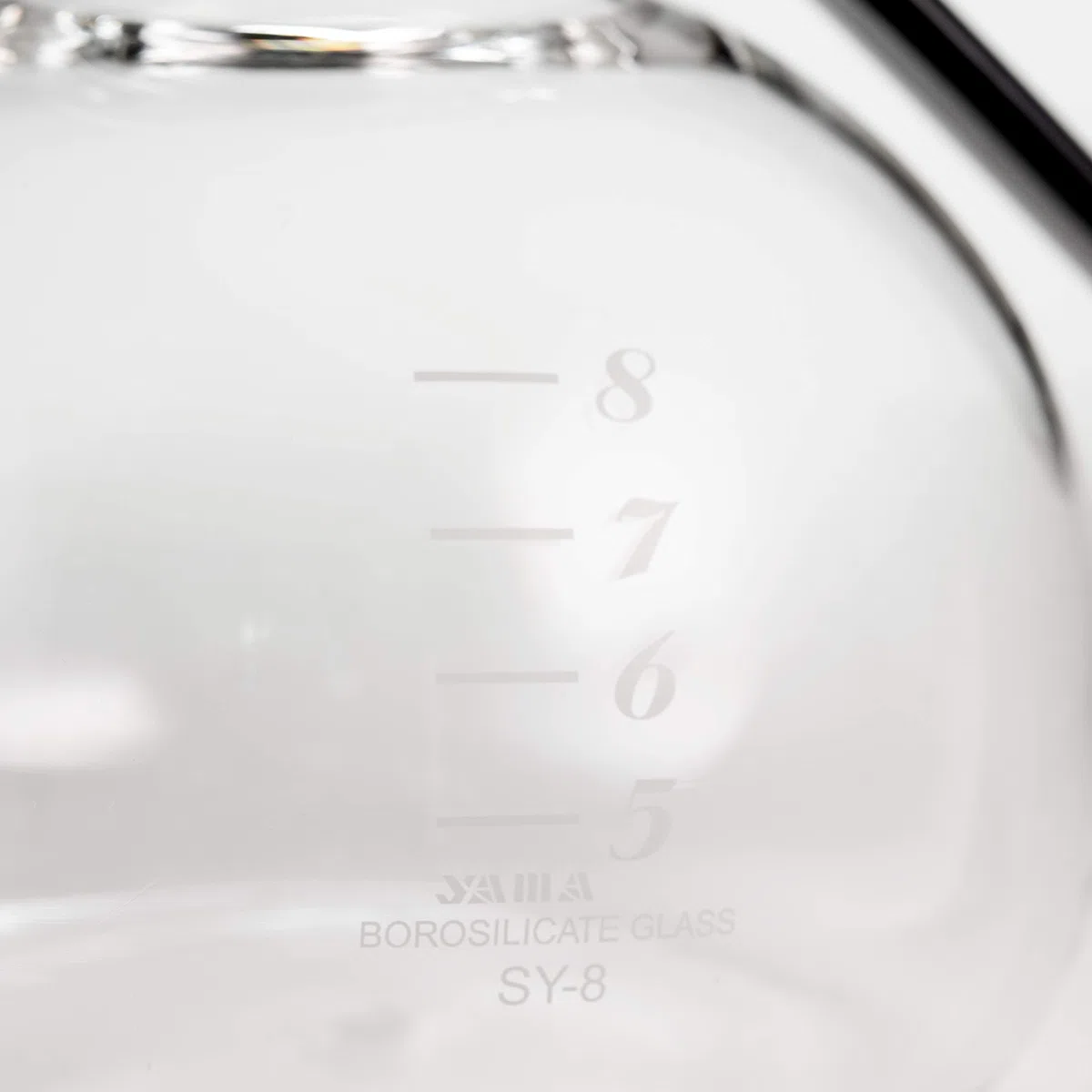 Yama Glass Herdplatten-Siphon Kaffeemaschine I Hitzebeständige Glas-Vakuumkaraffe I Siphonbrauer für Gas-und Elektro-Rangetops I inkl. wiederverwendbarem, waschbarem Stofffilter, farblos, 32oz (8 cup)