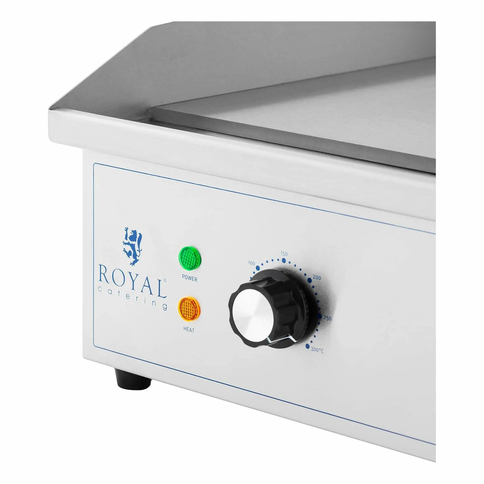 Royal Catering RCPG51-S Elektro Grillplatte 727 x 420 mm glatt 4.400 W Griddleplatte Bratplatte Griddleplatte elektrisch