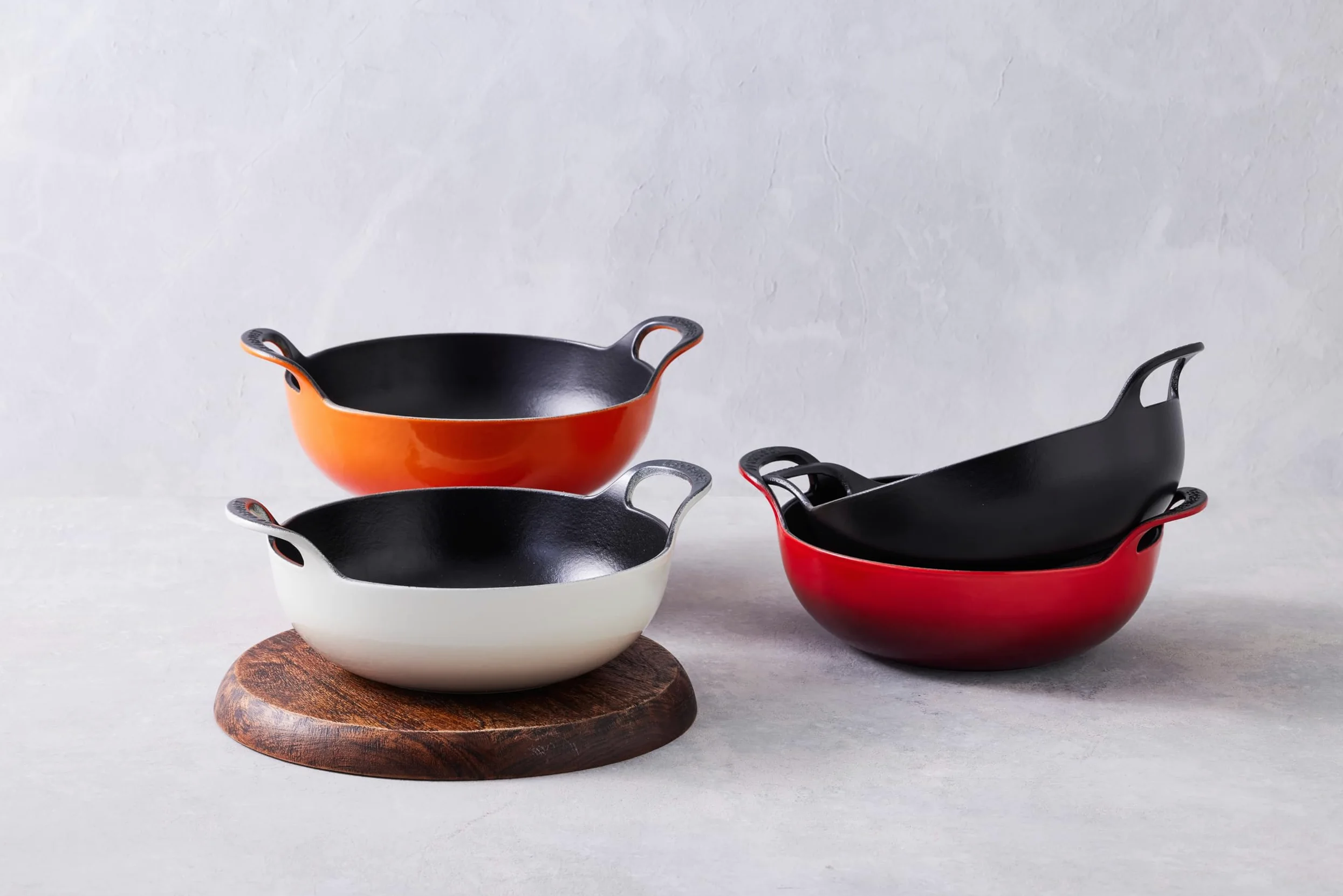 Le Creuset Balti Dish aus Gusseisen, 24 cm, 2,7 Liter, Ofenrot, 20142240900460