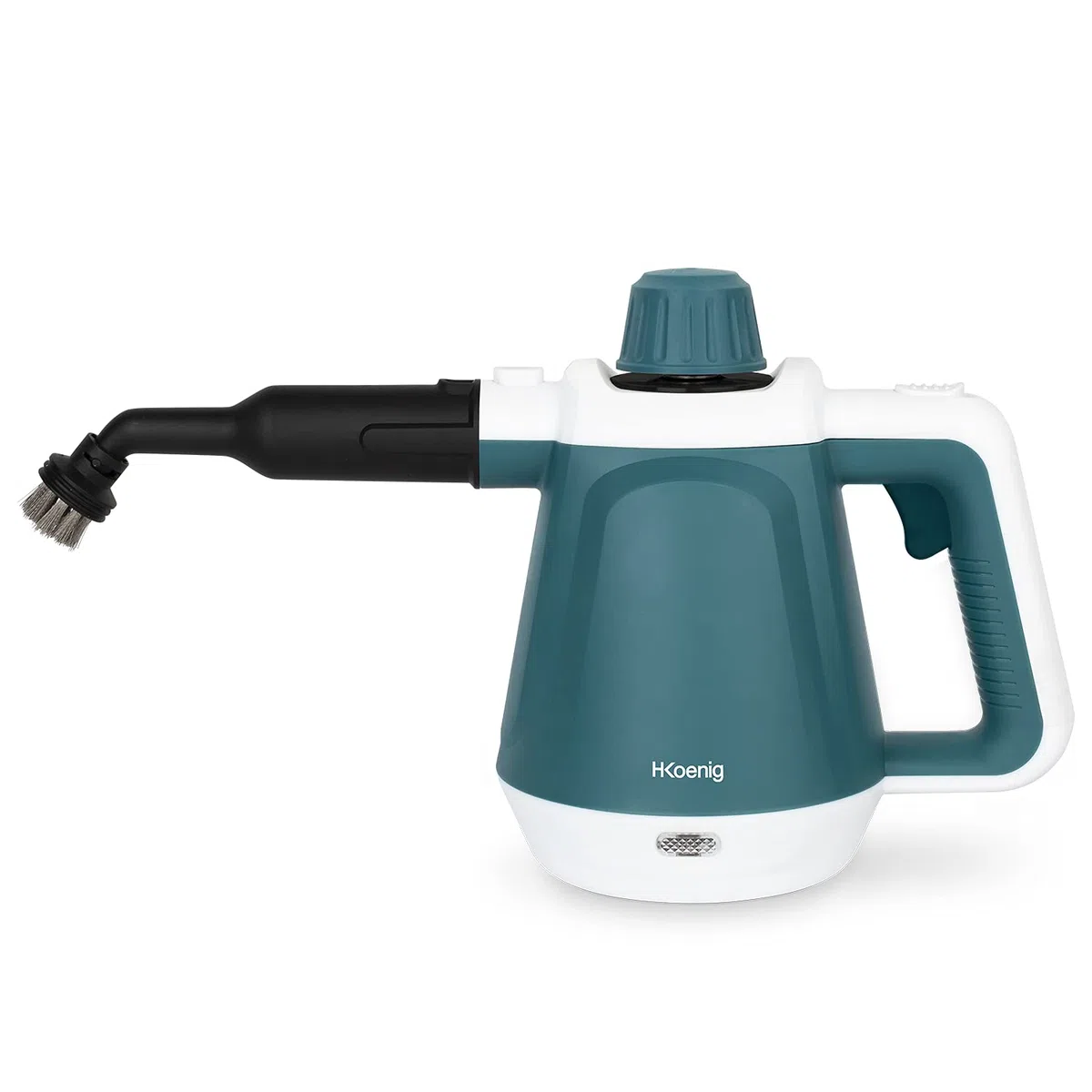 H.Koenig Handdampfreiniger NV680, 99,99% keimtötend ohne Chemie, 3.5 bar, Dampf 40g/Min., Betriebsbereit in 5 Min., 13 Zubehör, Fliesen, Küche, Bad, Fenster, Stoffe