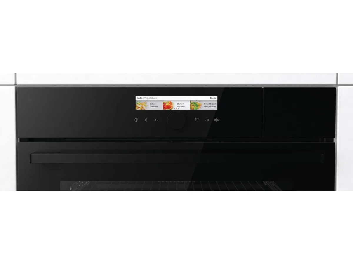 Gorenje Masterline BCMS598S19BG Kompakt-Dampfbackofen mit Mikrowellenfunktion Schwarz