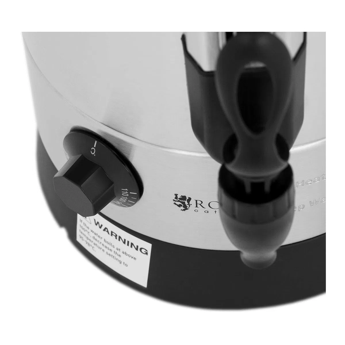 Royal Catering RC-WBDW6 Glühweinkocher 6,5 L doppelwandig 1500 W Edelstahl Heißgetränkeautomat Füllstandanzeige Teemaschine Glühweintopf Glühweinkessel Heißgetränkespender Wasserkocher