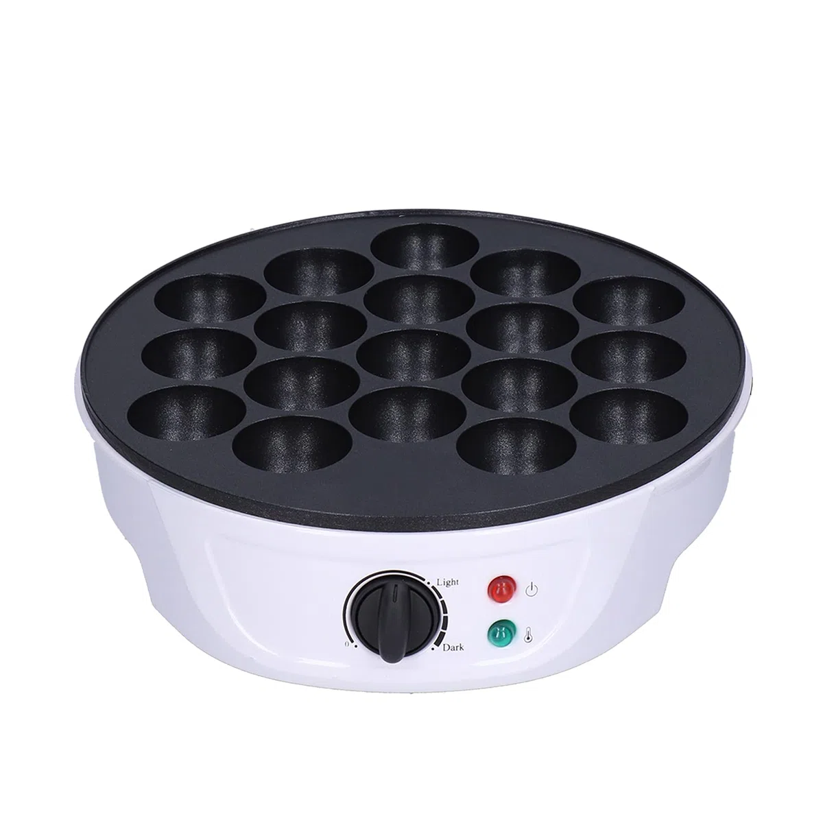 FLEXMAN 18 Loch Takoyaki Maker, 750 W Tragbare Elektrische Backform für Oktopusbällchen, Antihaft Frühstücksmaschine für die Zubereitung Japanischer Takoyaki Oktopusbällchen