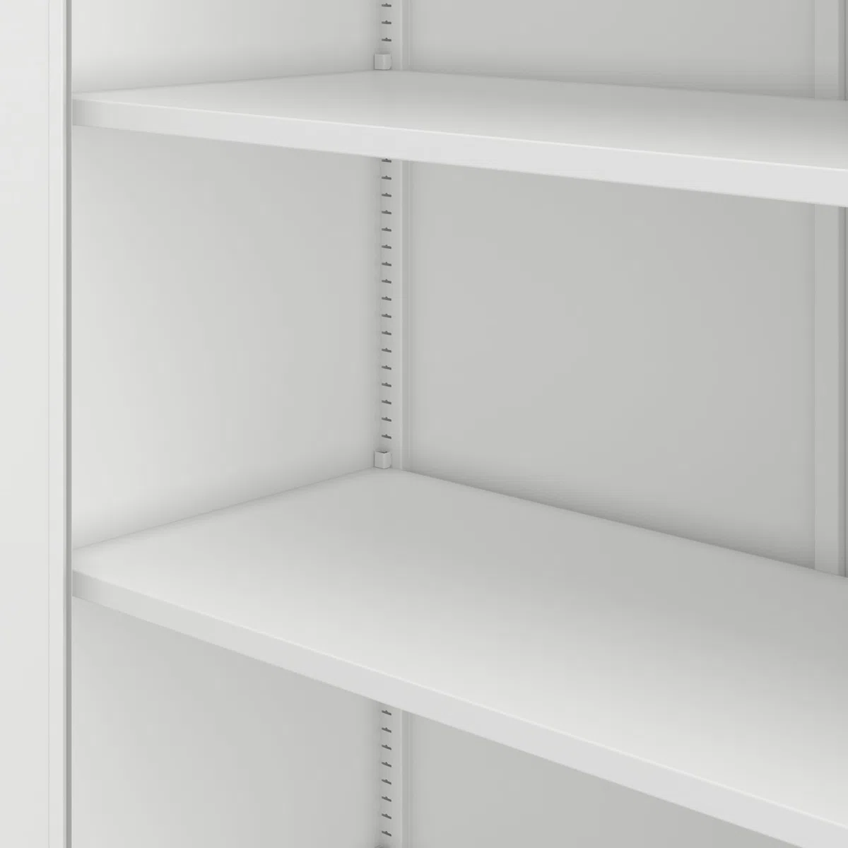 Jan Nowak Metallschrank Jan 185 x 90 x 40 cm - Metall Aktenschrank Abschließbar mit 2 Türen, Mehrzweckschrank mit 5 Ebenen, Büroschrank aus Stahlschrank mit Pulverbeschichtung - Weiß
