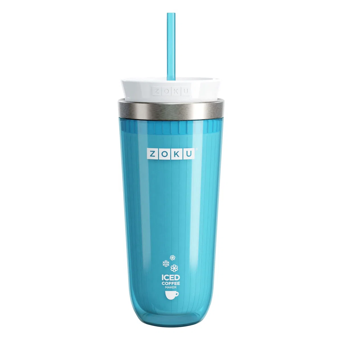 ZOKU Iced Coffee Maker, Eiskaffee, Maker, Eiskaffeezubereiter, Türkis, 325 ml, ZK121-TL