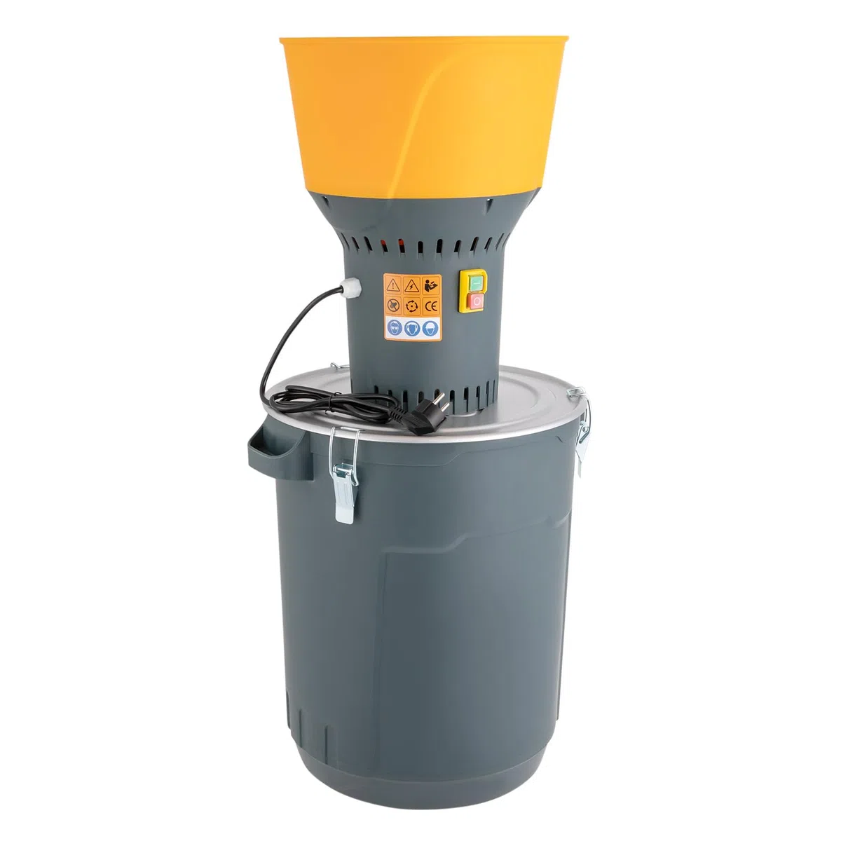 Getreidemühle Elektrisch, 1300W Schrotmühle 50L Haferquetsche 220V Getreidequetsche Coffee Grinder Staubfreies Arbeiten mit Kupferkern-Motor und Griffe für Weizen, Hafer, Gerste