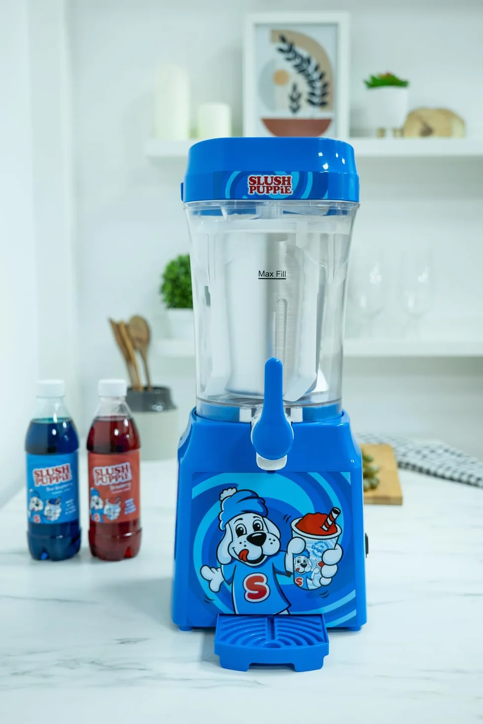 Slush Puppie Slushi Maschine – 1 Liter Eiskalter Spaß mit Stil, Tragbarer Slush Ice Maker, Slush-Eis zum selber machen