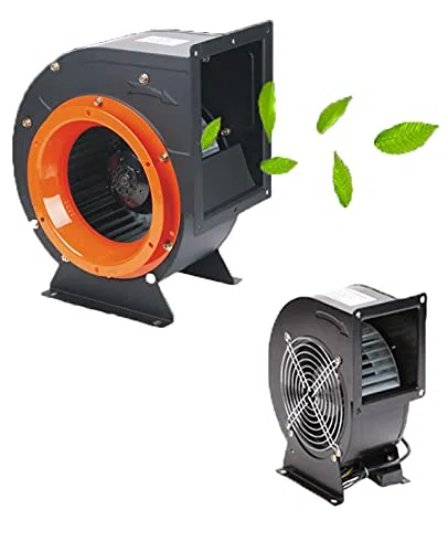 Radialventilator 130 mm - leistungsstarkes Radialgebläse mit 700 m³/h Luftstrom, 140 W Leistung, 220V, Absauggebläse für Lüftung & Werkstatt (150 mm/900 m³/h)