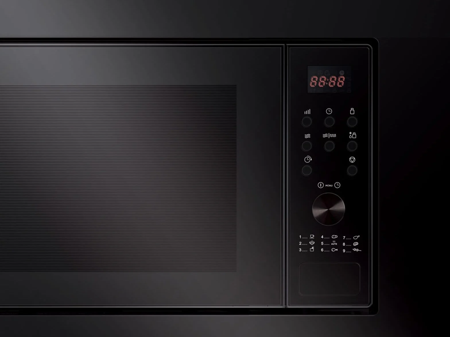 Amica EMW 13170 S Mikrowelle / 900 W / 20 L Garraum / 9 Automatikprogramme / schwarz