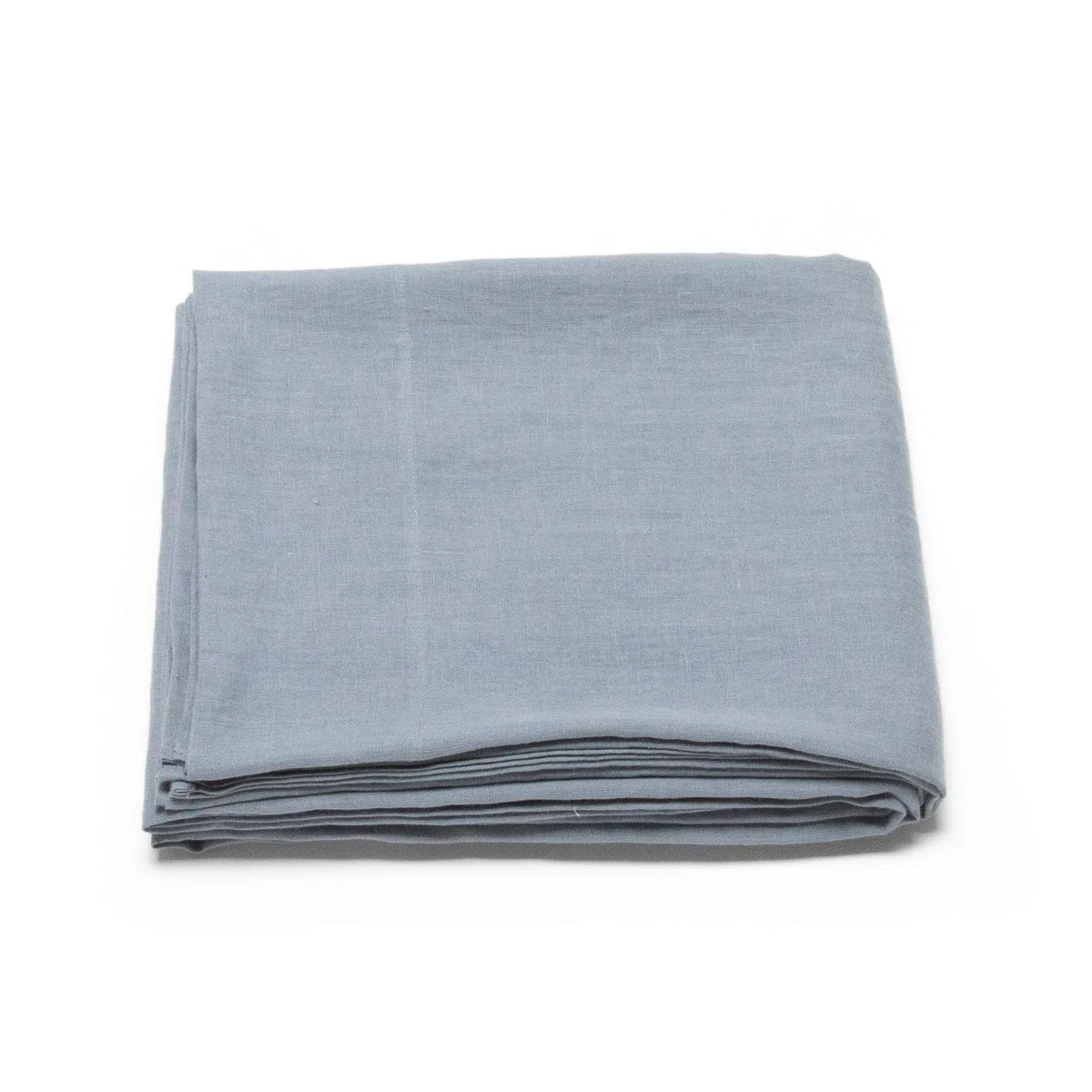 LinenMe Leinen Bettwäsche Schiefer Blau 180x275 cm - Bettlaken ohne Gummizug - Leintuch 100% Leinen, Hergestellt in Litauen