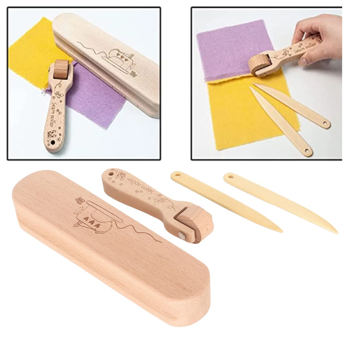 Beechwood Tailors Clappers Multifunktions-Quilters Clapper Quilters Clapper Lori Holt Products Quilting Clappers Schneider Zum Glätten von Stoffen