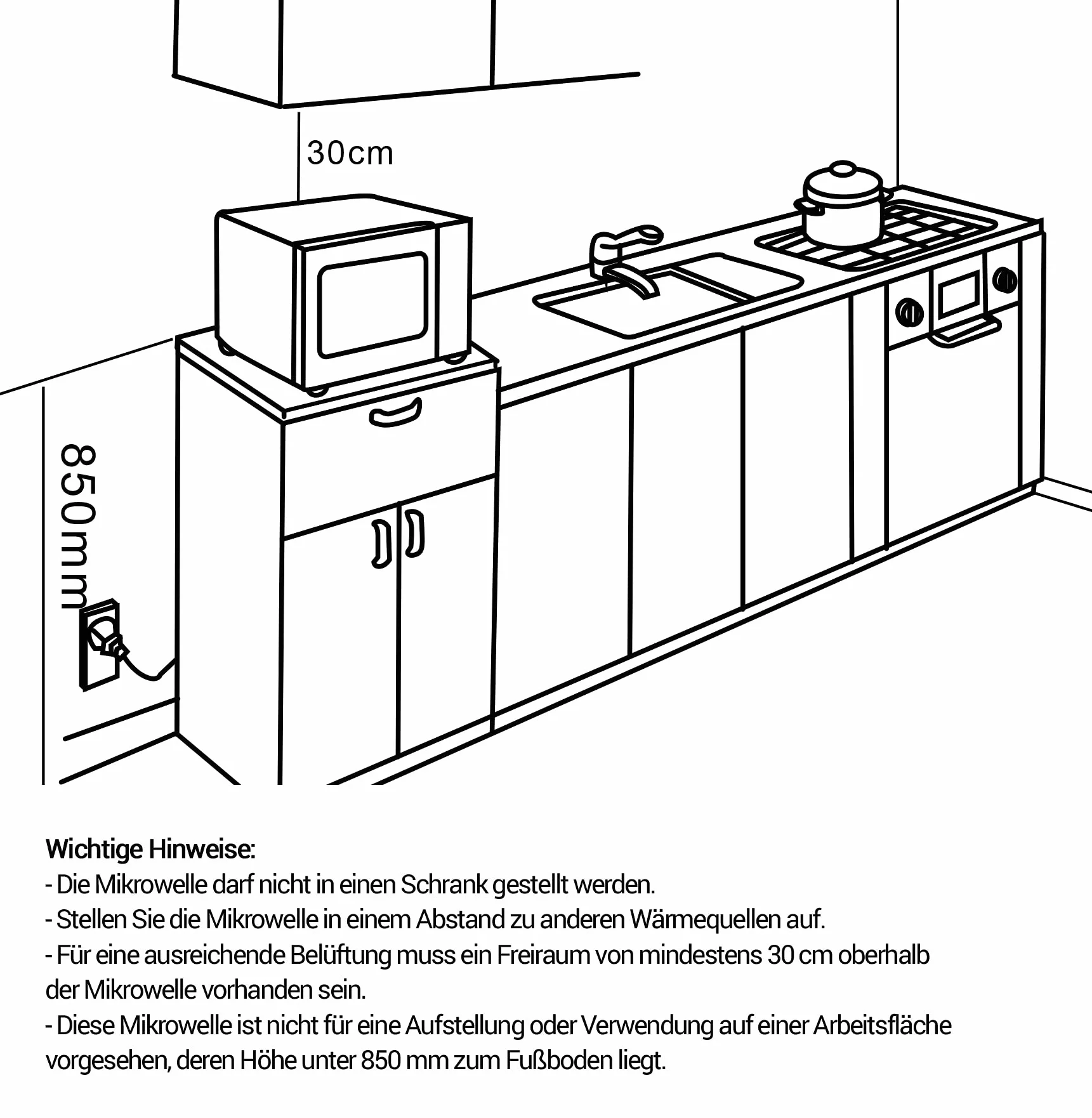 Bauknecht MW 39 WSL / Kombination Grill und Mikrowelle / Crisp Funktion / 700 W / 13 L Garraum / Super-Kompakt Design / Dampfgarfunktion / Schnellauftau-Funktion, Weiß/Silber