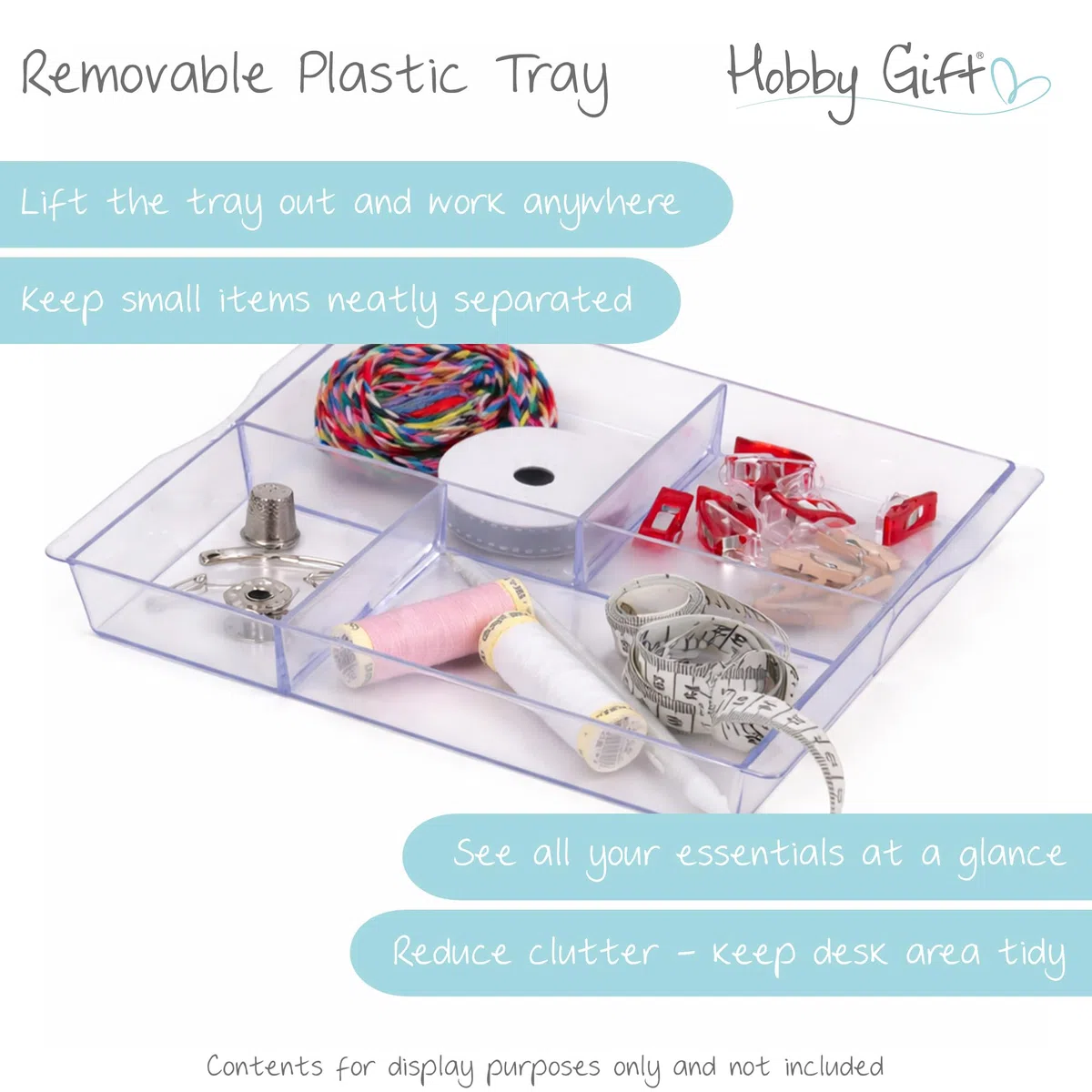 Hobby Gift Exclusive große Aufbewahrungsbox für Näharbeiten, Hausgemacht