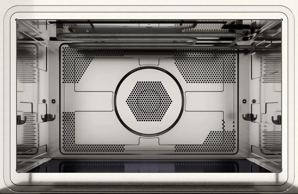 Neff N 50, C1AMG84G1, Einbau Mikrowelle mit Heißluft 60 x 45 cm, Easy Clean für schnelle Reinigung, LCD Display, 1-Touch Buttons, Automatikprogramme, Grill, Graphite-Grey