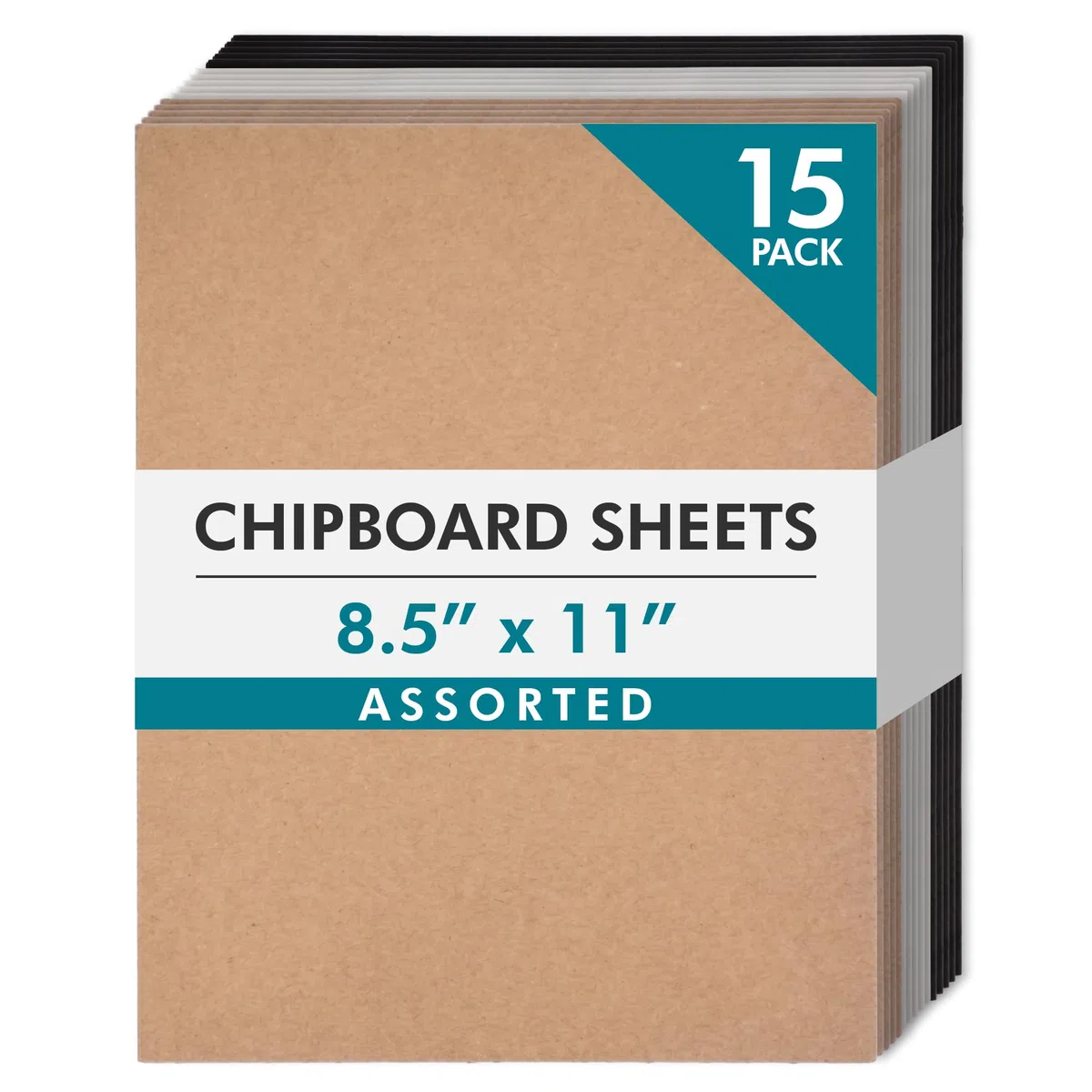 Grafix Mittelschwere Spanplatte – 21,6 x 27,9 cm, sortiert, säurefrei, 0,1 cm Blätter, erstellen Sie dreidimensionale Verzierungen für Karten, Papierbastelarbeiten, gemischte Medien, Heimdekoration