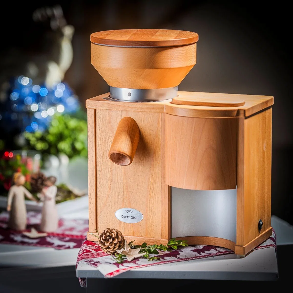 KoMo Duett 200 Kombigerät (600 Watt, Getreidemühle/Elektroflocker)