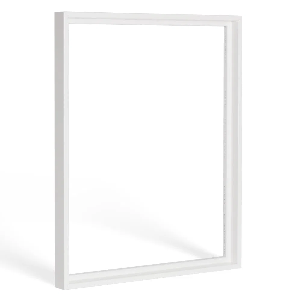 Bildershop-24 Schattenfugen - Rahmen LEMGO 80 x 100 cm Weiß (matt) 73 Verschiedene Größen