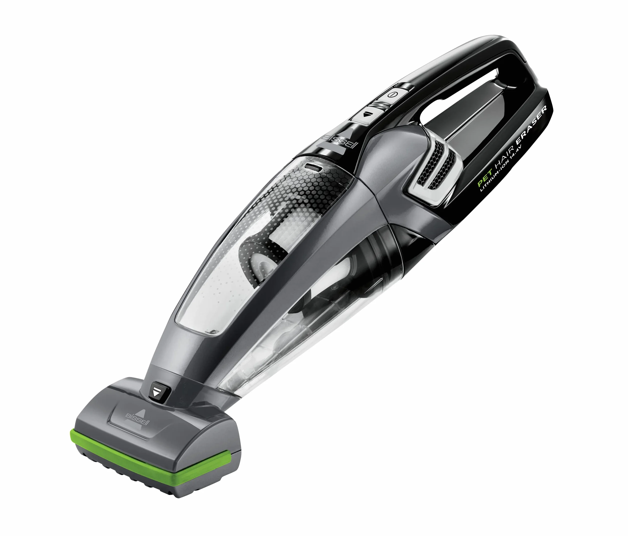 Bissell Pet Hair Eraser, Kabelloser Handstaubsauger, Rotierende Bürstenrolle, 14.4V, Bekämpft Tierhaare & Schmutz, Für Ihre Treppen, Polster, Autos und Teppiche, 68dB, Schwarz/Titan, 2278N