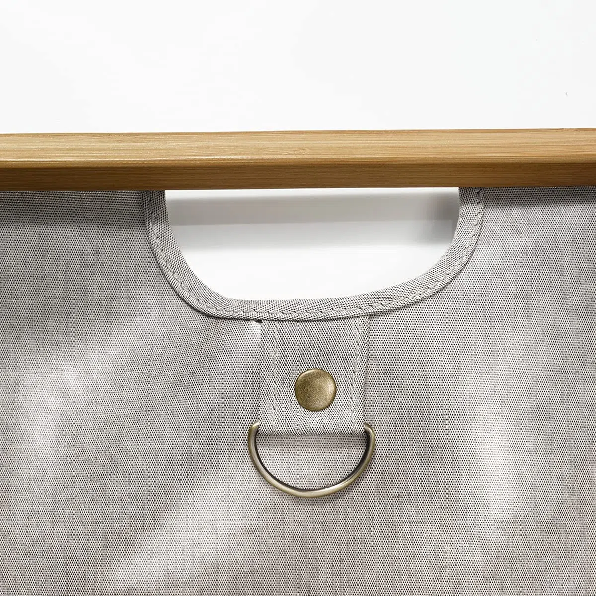 Prym Speichern & Reisetasche Leinwand und Bambus, Grau