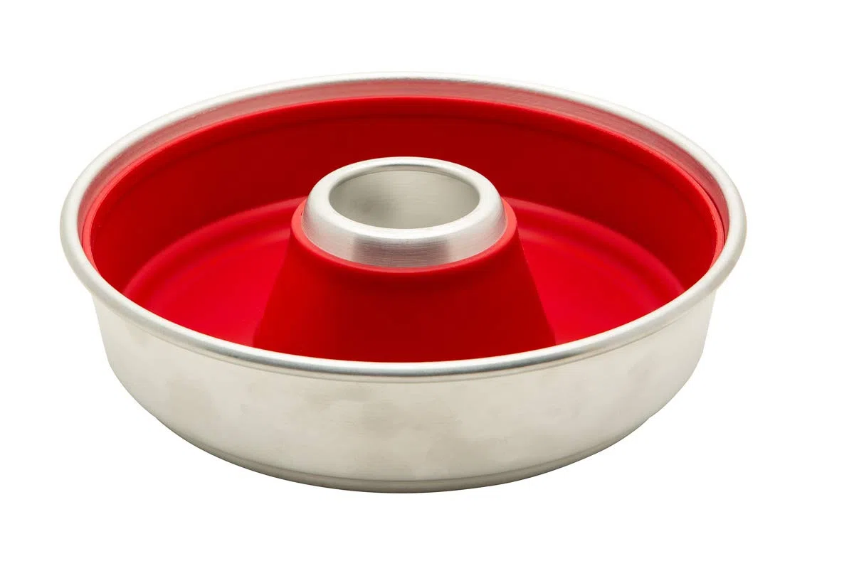 Omnia Camping Backofen & Silikonform Classic (Rot)
