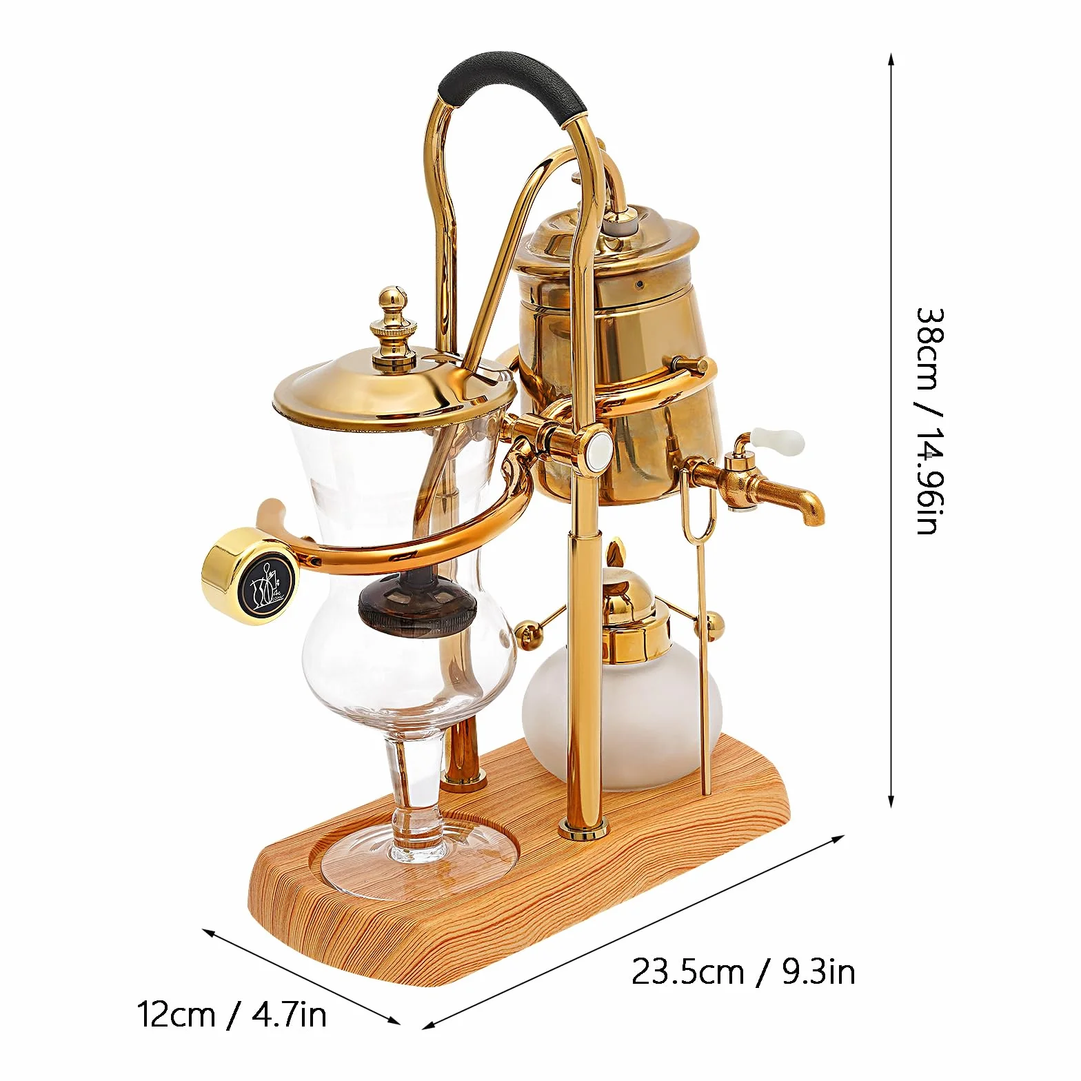 Siphon Kaffeemaschinen Set Dual Zweck Belgische Wasserkocher Vakuum Luxus Balance Kaffeemaschine KöNigsfamilie Teebereiter Kaffeekocher Royal Family Hand Kanne HitzebestäNdig Glas Filter Kit