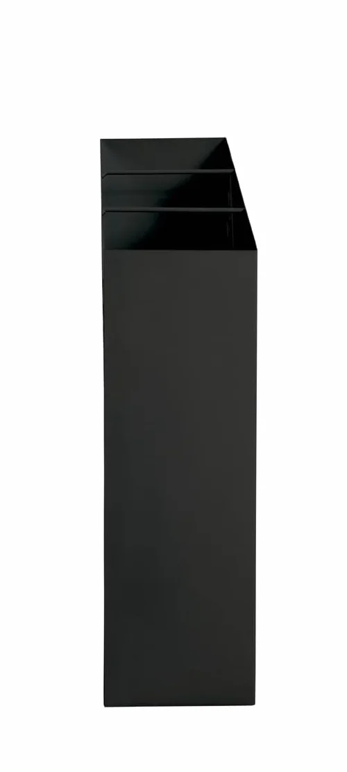 HAKU Regenschirmständer modern Schirmständer schwarz, Metall - Maße: B 50 x H 48 x T 16 cm