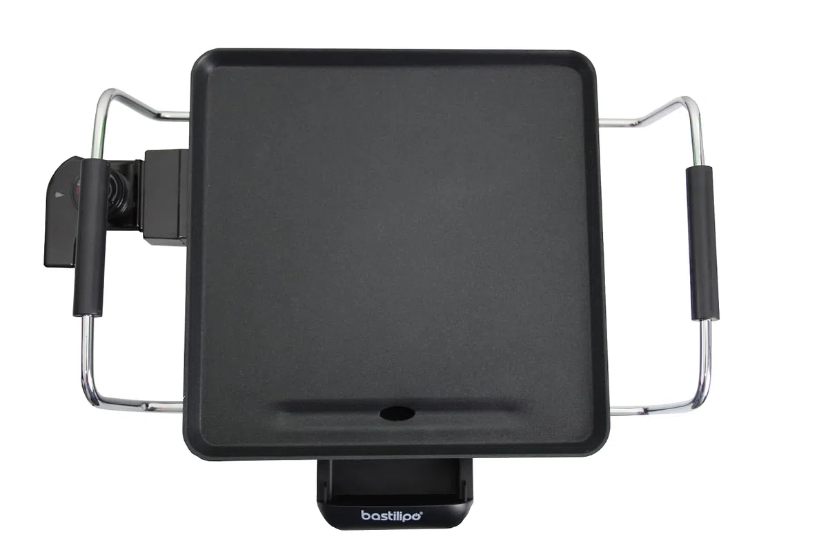 Bastilipo VFT-1500, Vulcano Fast Table Chef, Grillbrett, 1500 W, 28 x 28 cm, Antihaft-Oberfläche.