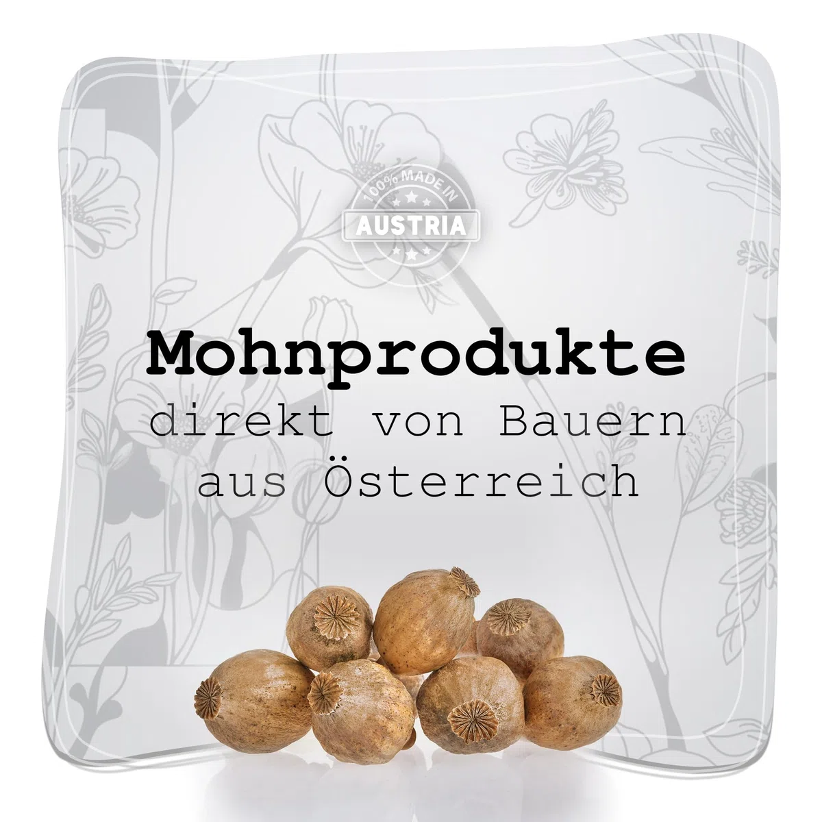 Mohnkapseln, Poppy Pods | Klein & ohne Stiel | Getrocknet | Bastelzubehör & Deko (Große Mohnkapseln, 250g)
