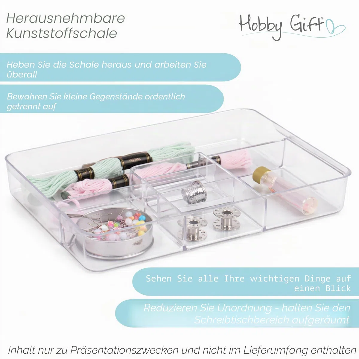 Hobby Gift Neuheit Nähhandwerk Hobby Aufbewahrungsbox, Bienenstock, 24 x 29 x 29.5cm