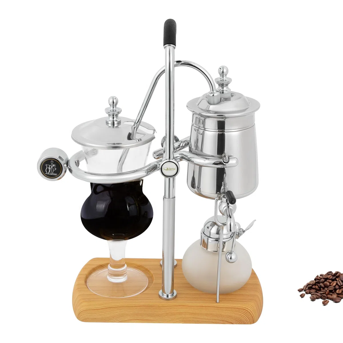 Siphon Kaffeemaschine Set, Belgische Belgien Royal Family Balance Siphon Siphon Kaffeemaschine, Vakuum-Kaffeebereiter, Kaffee- und Teebrüher Extraktionswerkzeuge für handgebrühten Kaffee