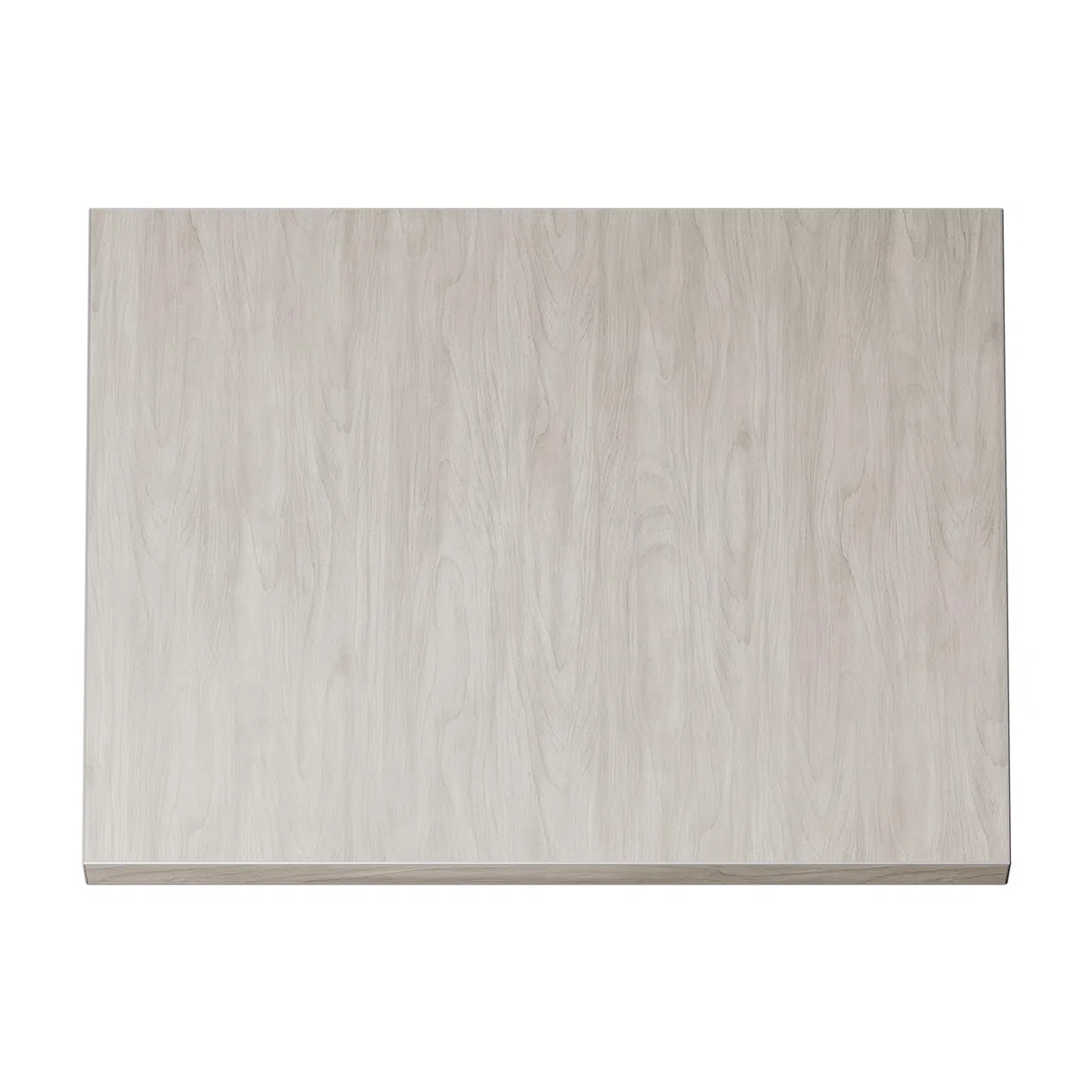 Tischplatte Spanplatte 25 mm Gebleichte Kiefer 60x60 cm, Küchenarbeitsplatte Möbelplatte, verstärkte ABS-Kanten, für Regal Schreibtisch Werkstatt
