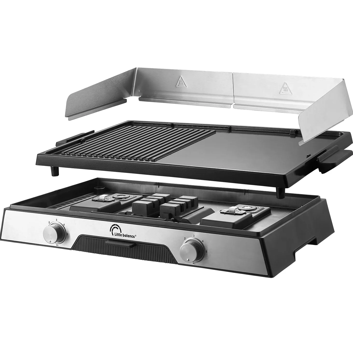 Elektrische Grillplatte – LITTLE BALANCE – 8735 – Innov 2200 – Mikrokeramik ohne PFAS