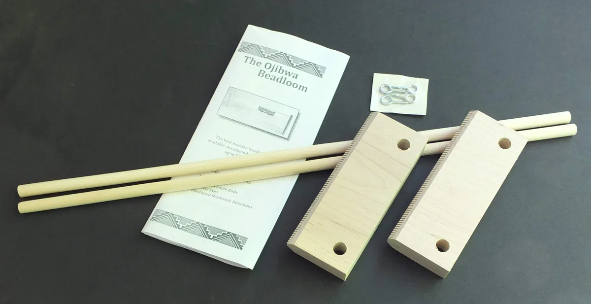 Ojibwa Bead Loom Extra großer Holzperlen-Webstuhl zum Perlenweben