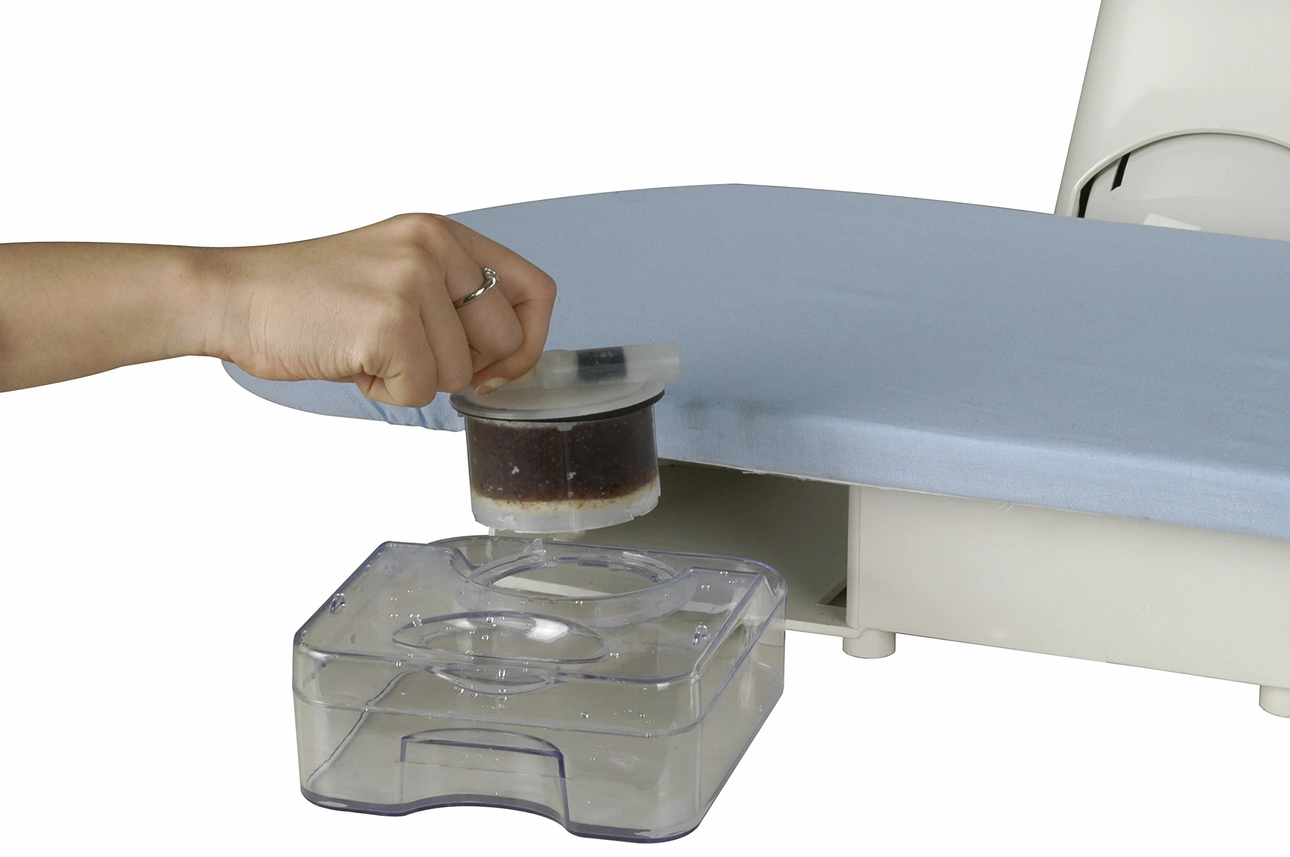 Speedypress 91HD Professionelle Dampfbügeleisen, silberfarben, 91 cm, mit Halterung (+ Bügeleisen, zusätzliche Wasserfilterpatrone, Ersatzbezug und Schaumstoff)