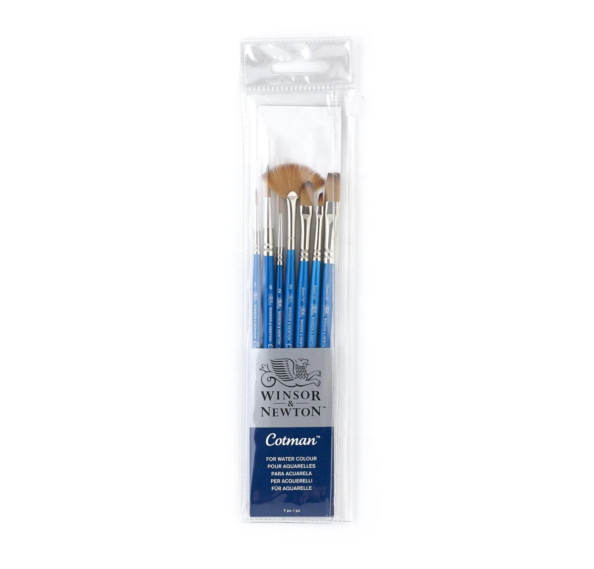 Winsor & Newton Cotman Pinsel Kurzer Griff (7 Stück)