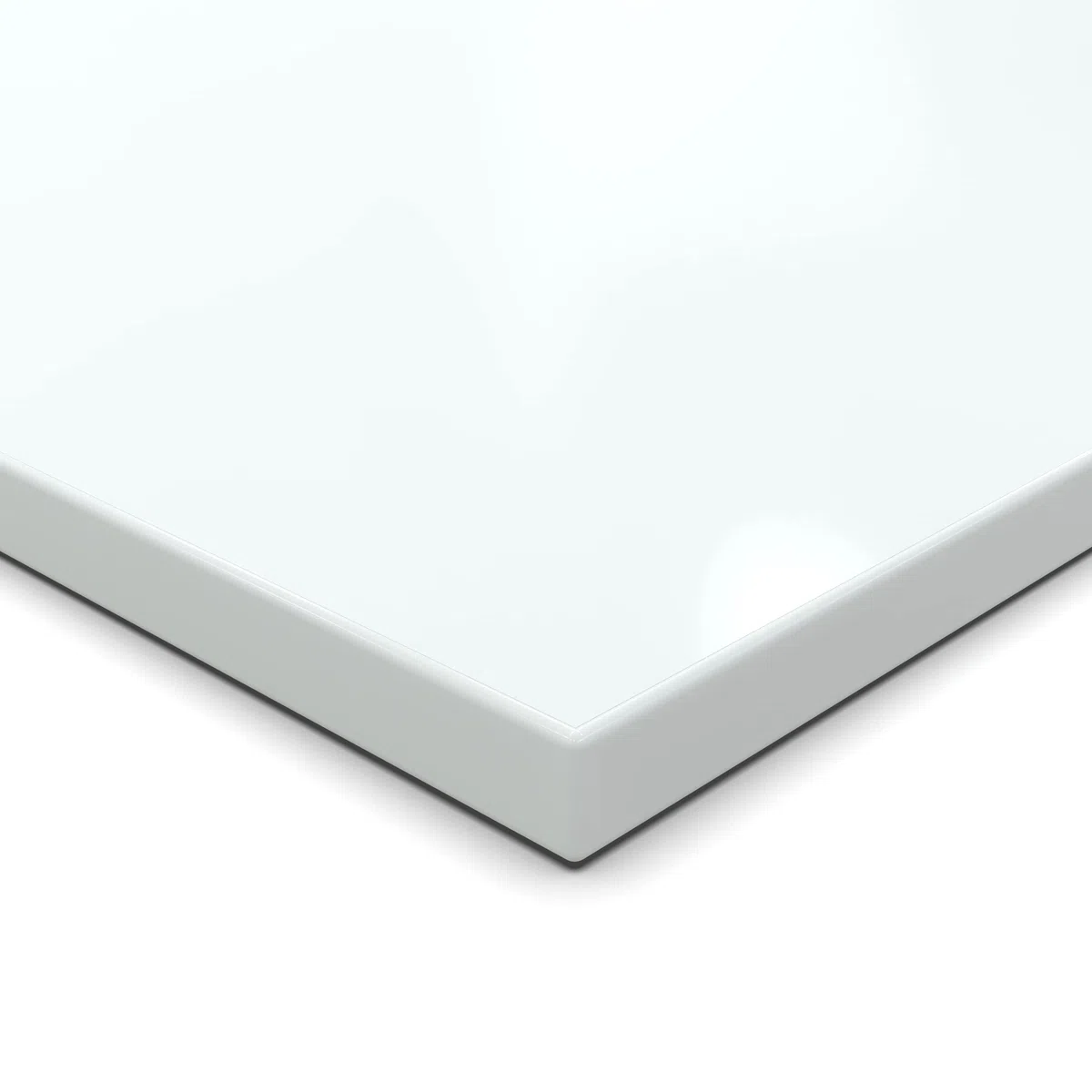 AUPROTEC Dekorplatte 19 mm weiß 160x30 cm – rundum ABS-Kante, pflegeleicht & robust für Regale, Möbel, Innenausbau