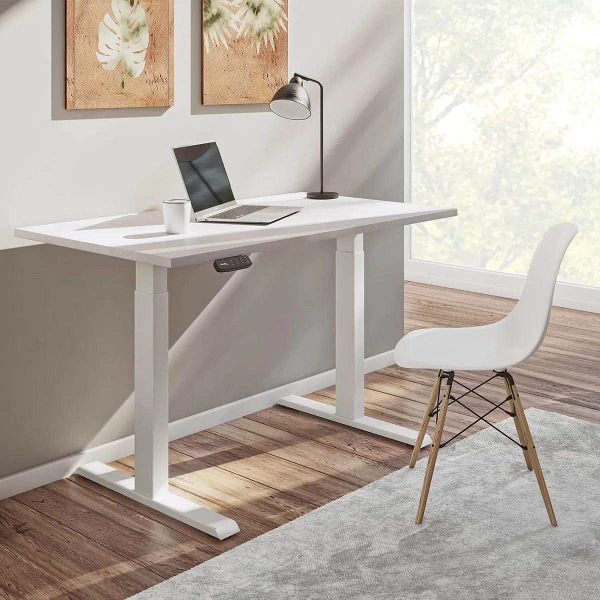 Tischplatte nach Maß - 1,9 cm Starke Spanplatte, melaminbeschichtet, mit ABS-Kante - individueller Zuschnitt - Made in Germany (ICY White, 120 x 60 cm)