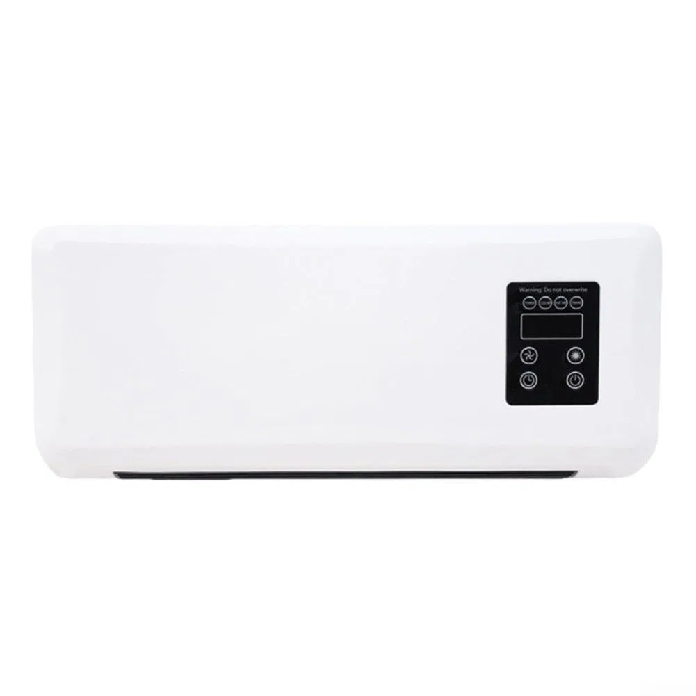 Wandmontierter Klimaanlagen-Ventilator 2-in-1 Heiz- und Kühlgerät leise Wechselstrom weiß 42 x 18
