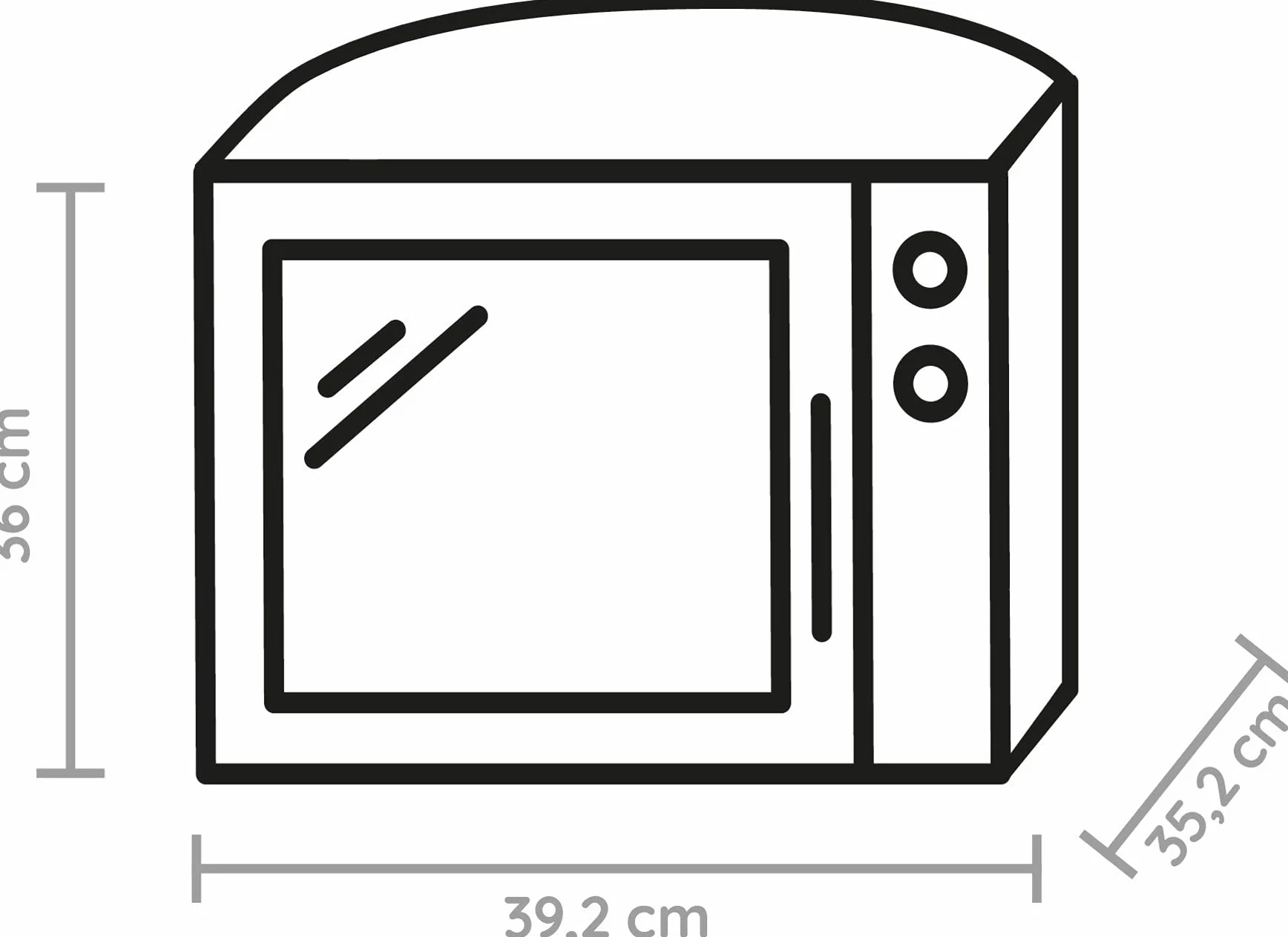 Bauknecht MW 39 WSL / Kombination Grill und Mikrowelle / Crisp Funktion / 700 W / 13 L Garraum / Super-Kompakt Design / Dampfgarfunktion / Schnellauftau-Funktion, Weiß/Silber