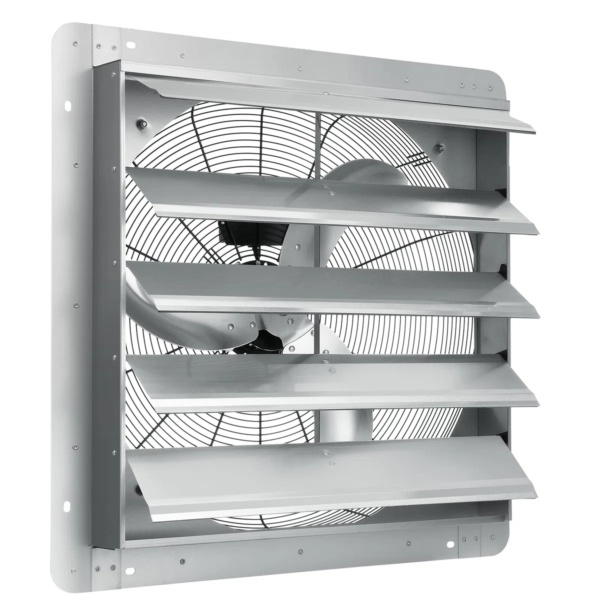 VEVOR Abluftventilator 610 mm 1400 U/min 2892 CFM Dachbodenventilator Aluminium Wandmontage Wechselstrommotor
