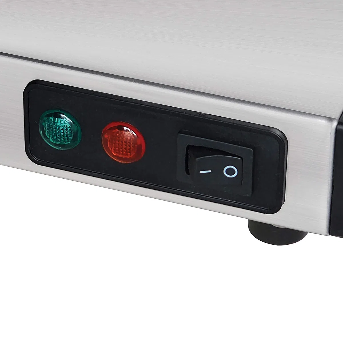 Korona 59500 Warmhalteplatte 1100 Watt max. zum Warmhalten von Speisen | kabellos nutzbar | 40 x 20 cm, Edelstahl