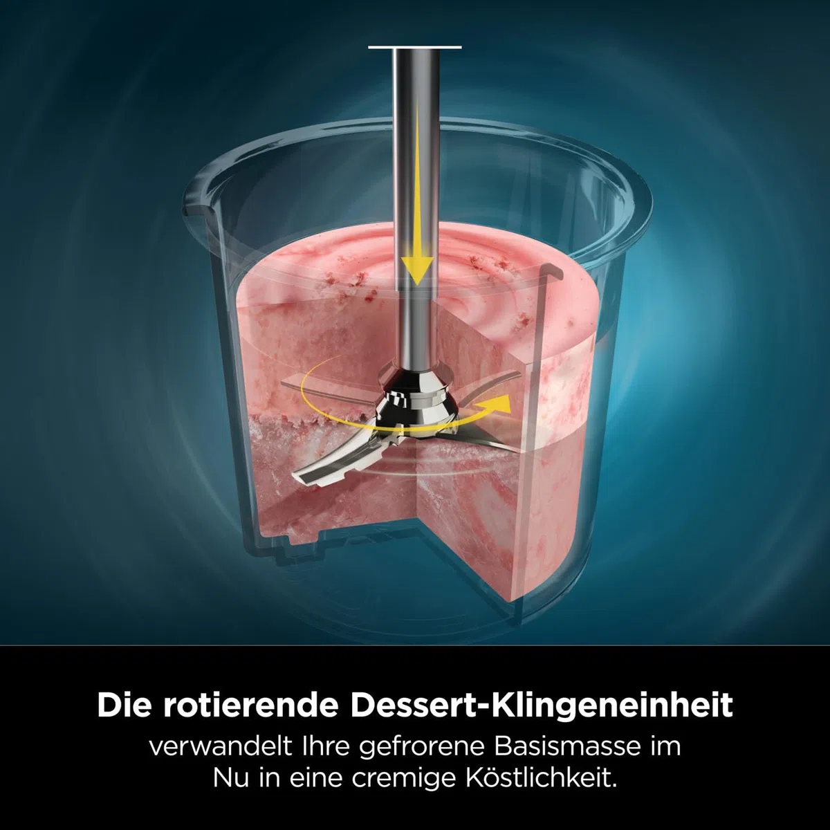 Ninja CREAMi Eismaschine & Frozen Dessert Maker mit 3 Behältern, 7 Programmen, macht Eiscreme, Gelato, Sorbet, Smoothie Bowl, Milchshakes und mehr, macht 1,4 L Eiscreme, Schwarz & Kupfer, NC300EUCP